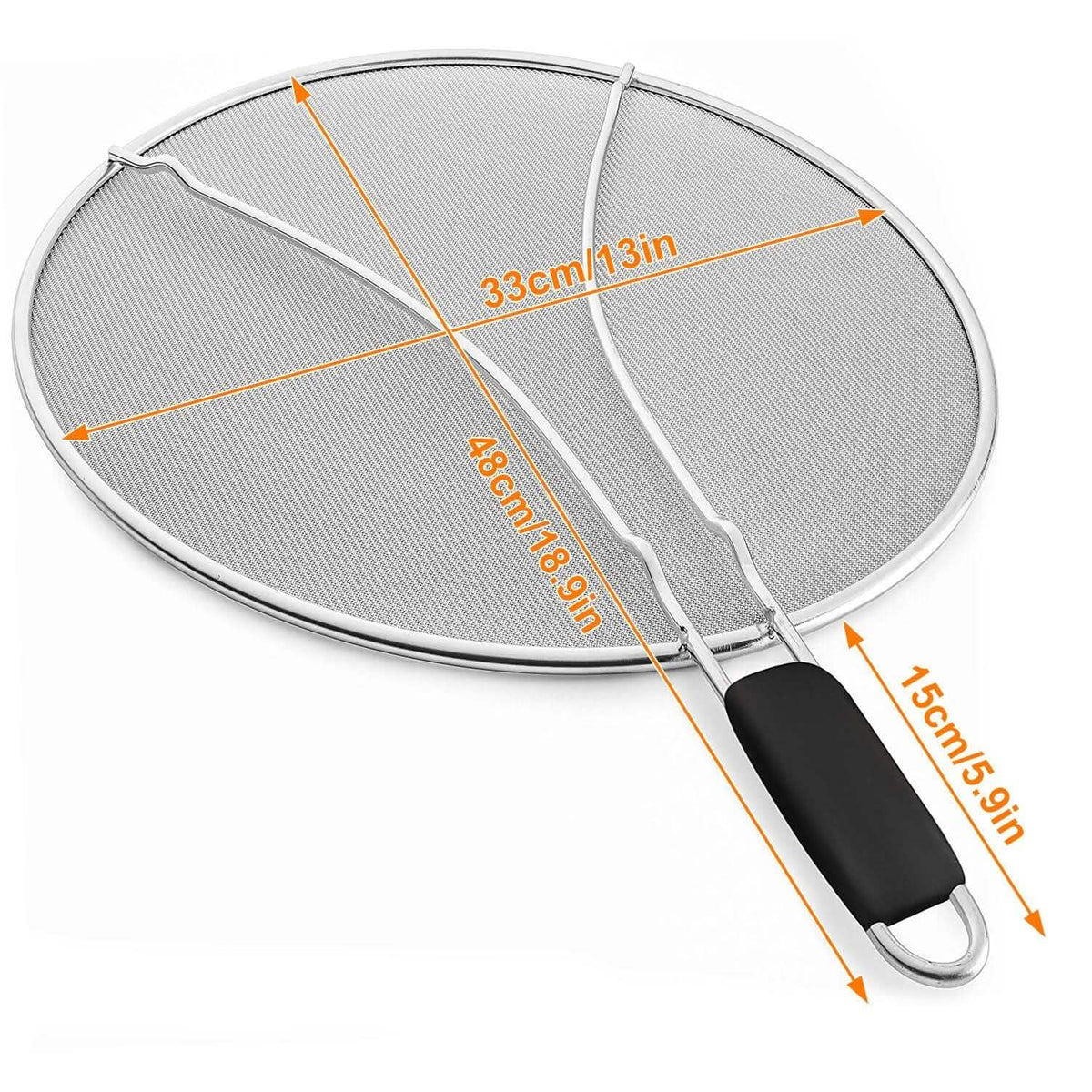13-Inch Stainless Steel Grease Splatter Screen