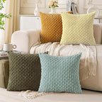 4-Pack Soft Corduroy Pillow Covers