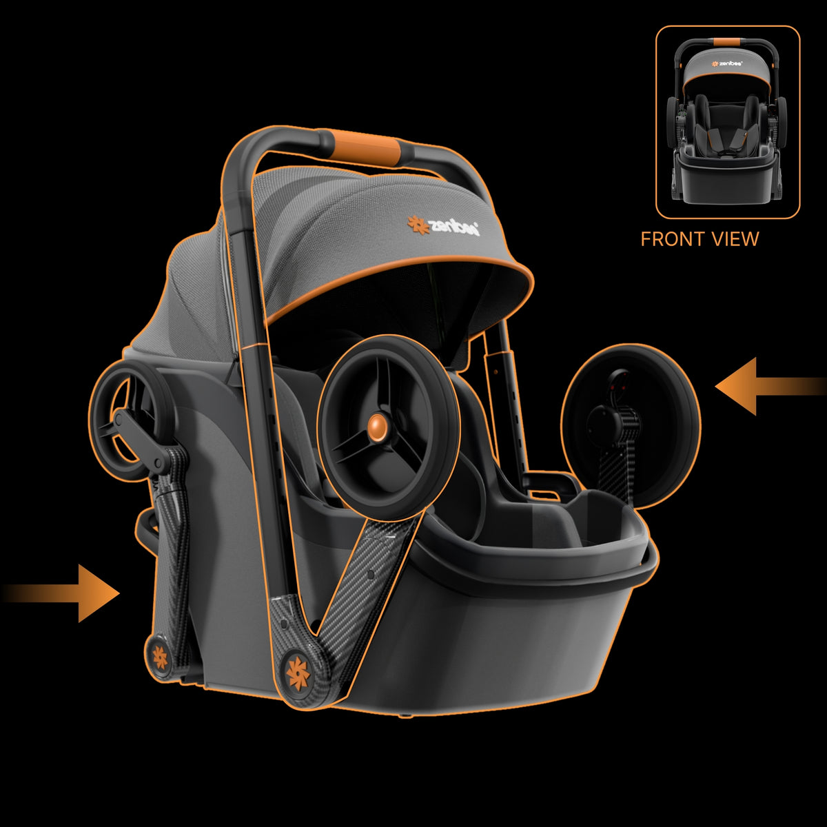 Adventure-Ready All-in-One Child Transport System