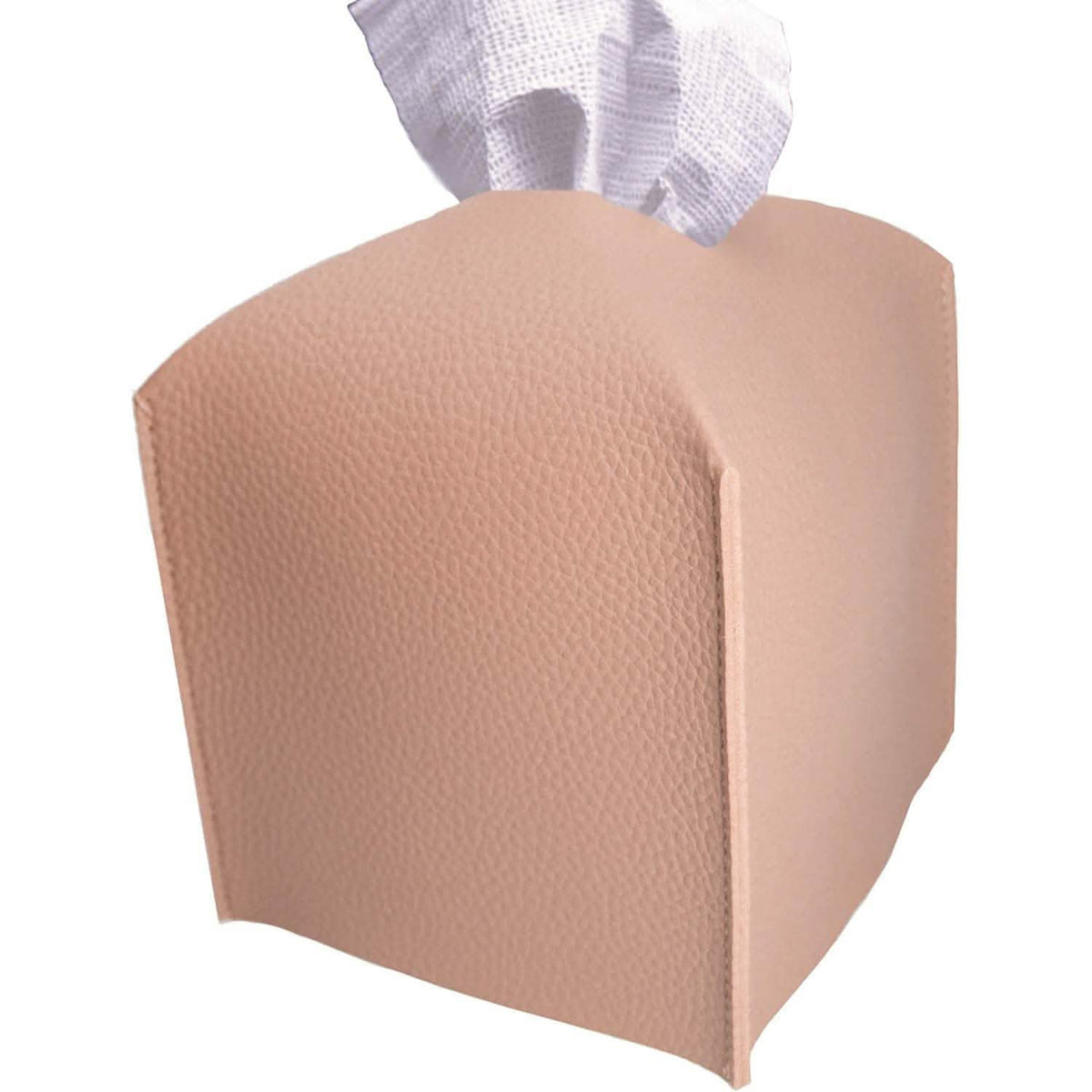 Carrotez Modern PU Leather Square Tissue Box Holder